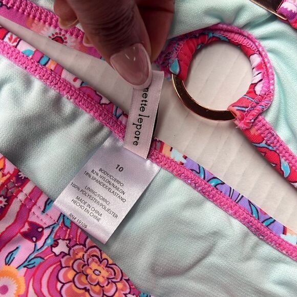 Nanette Lepore  2pc Cait bikini swim set - Picture 6 of 8